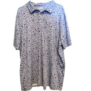 Yatta Golf Men's 2XL Polo Shirt Light Purple Flecks Pattern Performance Stretch